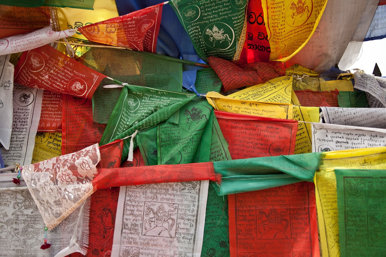 Nepali prayer flags