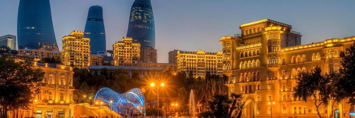 Photo of skyline in Baku