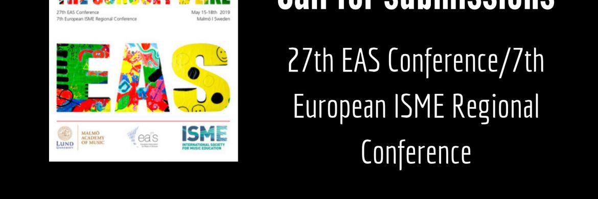 EAS logo and call for submissions invitation