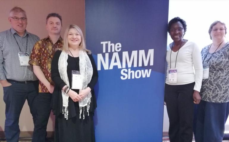 The ISME team at NAMM