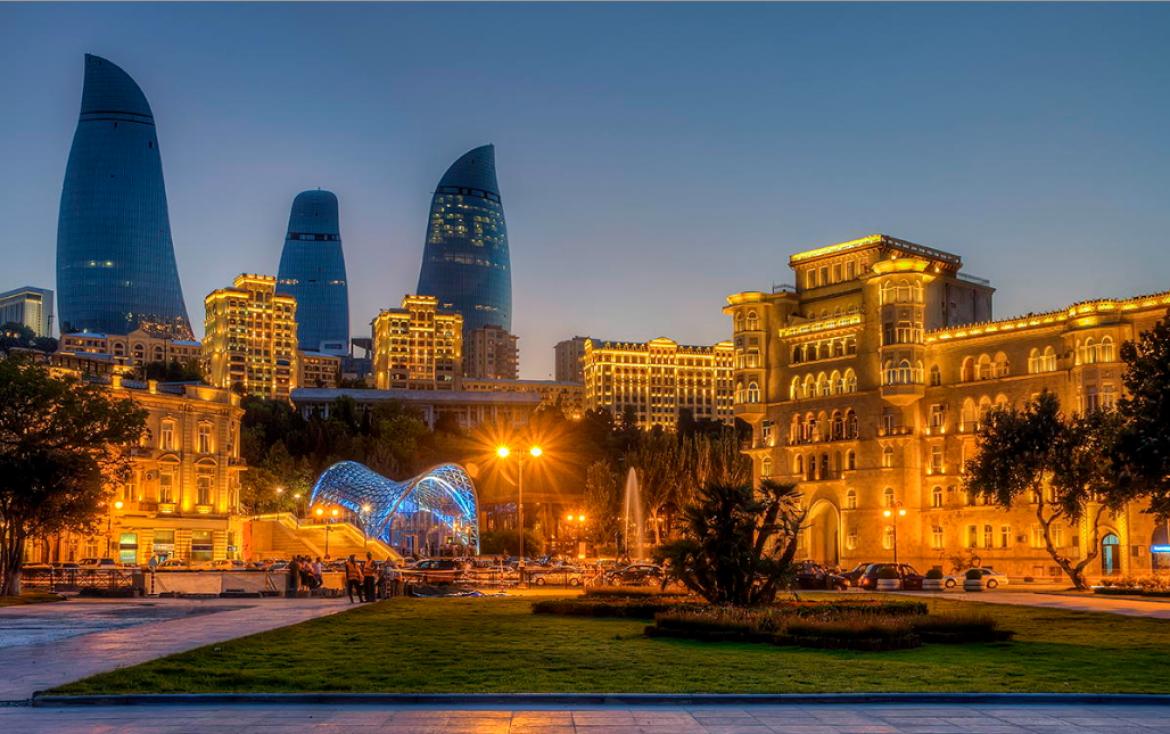 Photo of skyline in Baku
