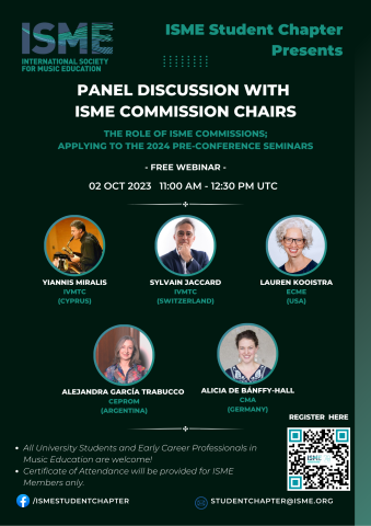 ISME Student Chapter: Commissioners Panel Discussion ISME Student Chapter: Commissioners Panel Discussion