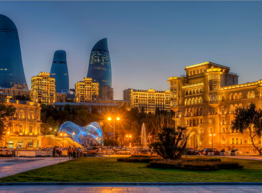 Photo of skyline in Baku