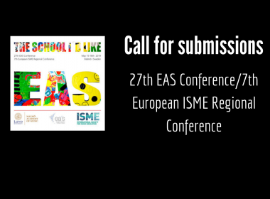 EAS logo and call for submissions invitation