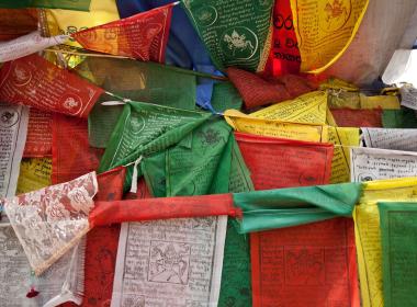 Nepali prayer flags