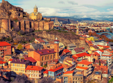 tbilisi rooftop view