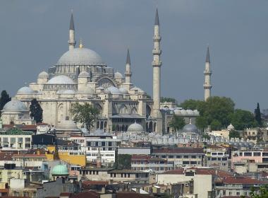 View of Istanbul and Hagia Sophia